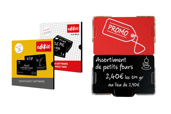 Etiquetage Alimentaire Edikio sur cartes PVC