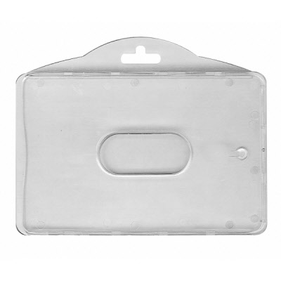 Porte-Badges rigide pour 2 cartes avec séparation