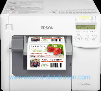 EPSON - TM-C3500 - Imprimante étiquettes couleur haute qualité