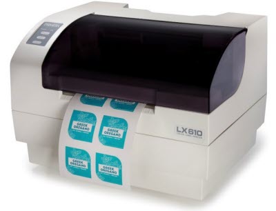 Lx610e primera DTM Imprimante etiquette couleur découpe numérique
