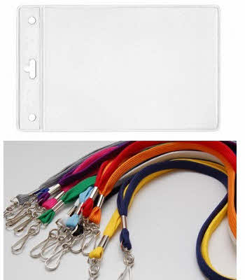 PACK PROMOTION - Porte-Badge A6 + Cordon tour de cou